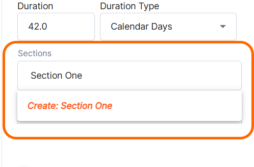 Add a Section-1