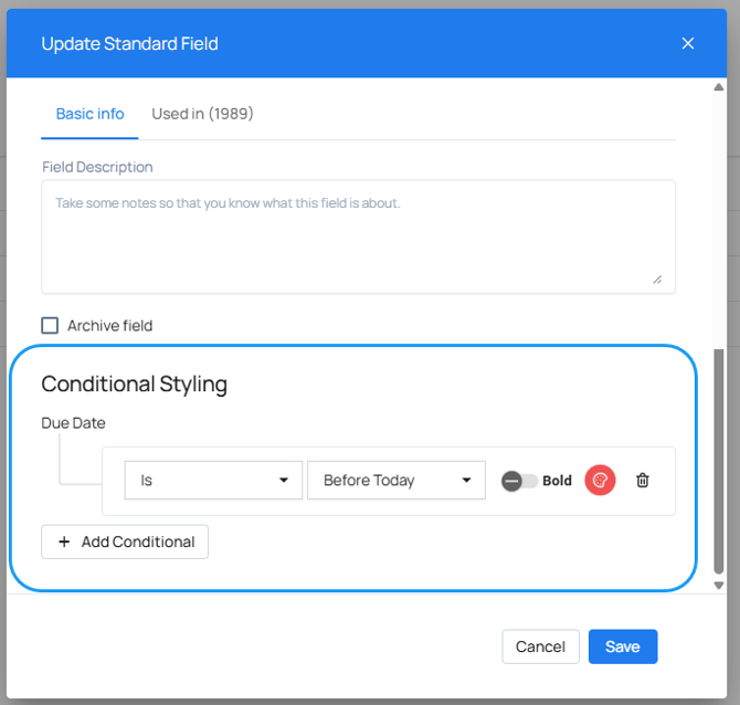 Conditional Styling - Updated