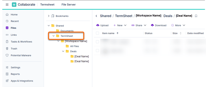 Egnyte File Structure