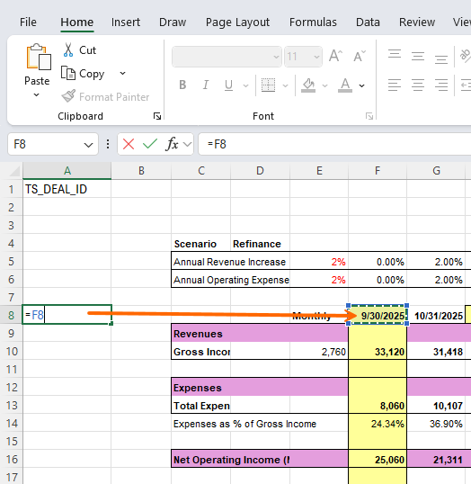 Excel add in - date ref field