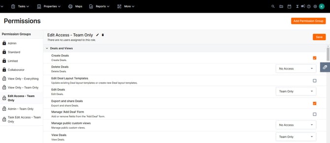 Permission Groups - Extended Permissions