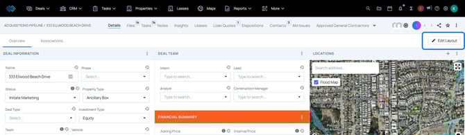 activity filter - edit layout