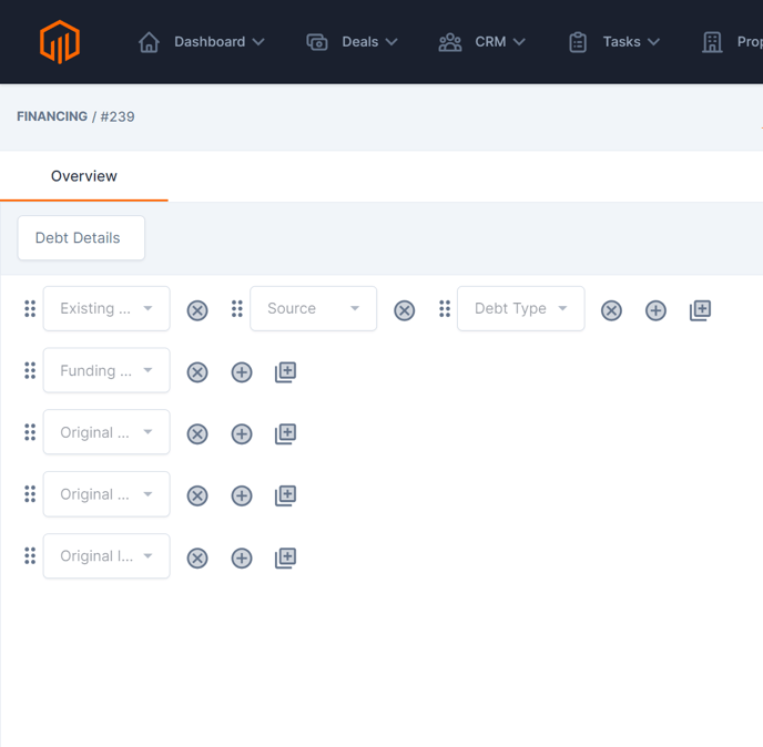 add fields to layout