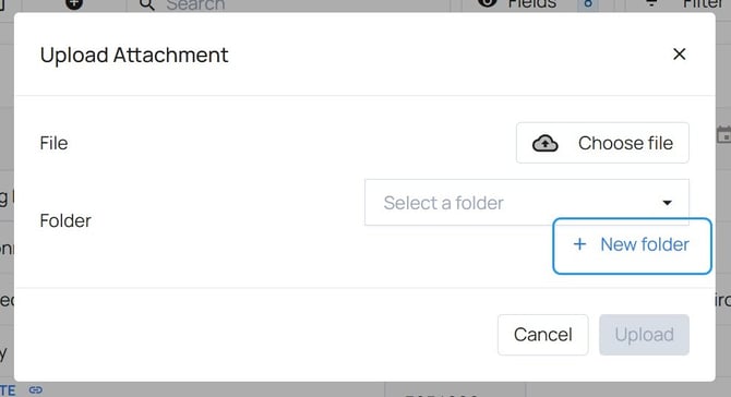 add new folder - folder destination tasks