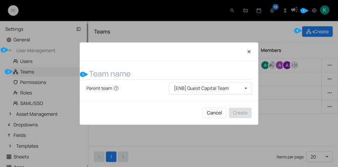add teams