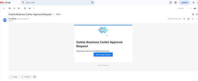 approvals - approvers email