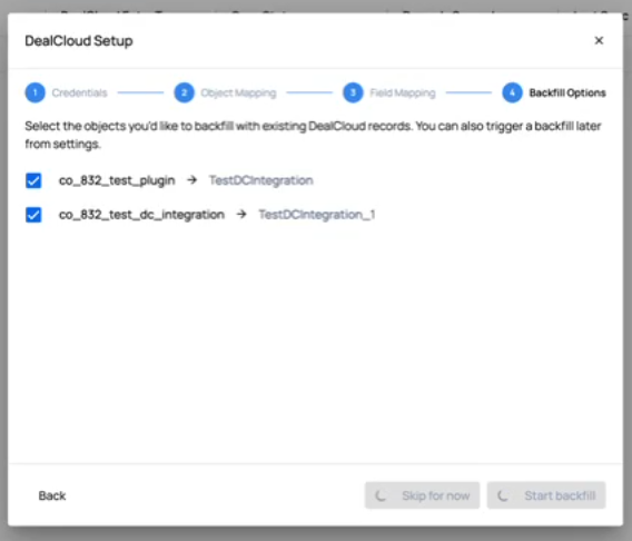 dc integration step 4