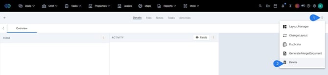 delete object manager - delete record