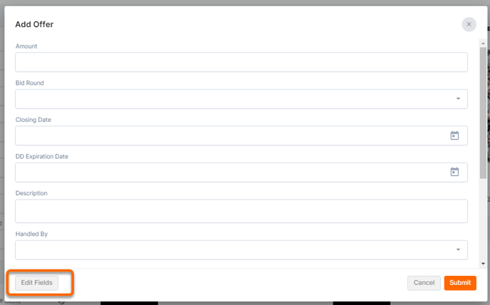 edit fields - offer