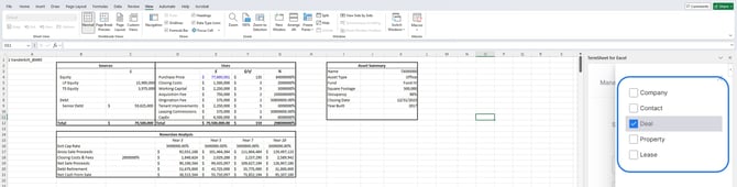 excel update - select object-multiselect