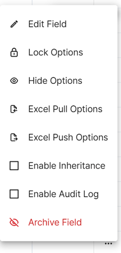 field options