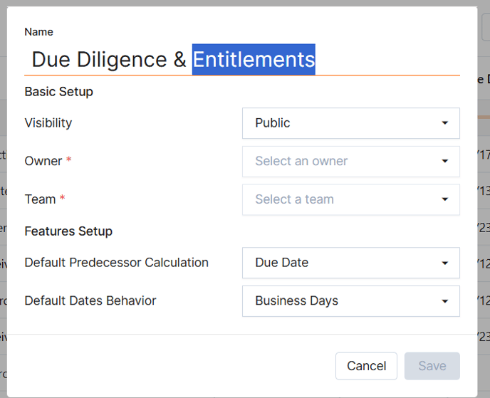 rename a task list