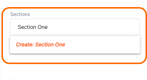 sections - key date