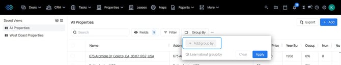 select add group by - groupby