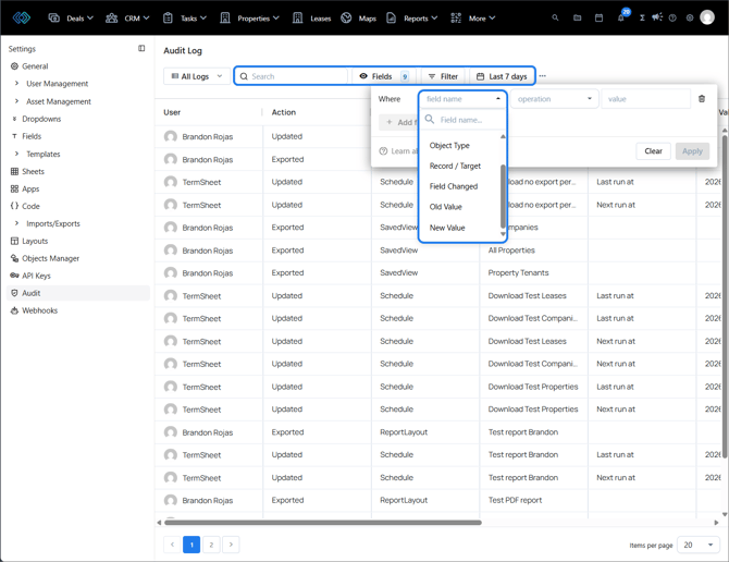 settings-audit-filters